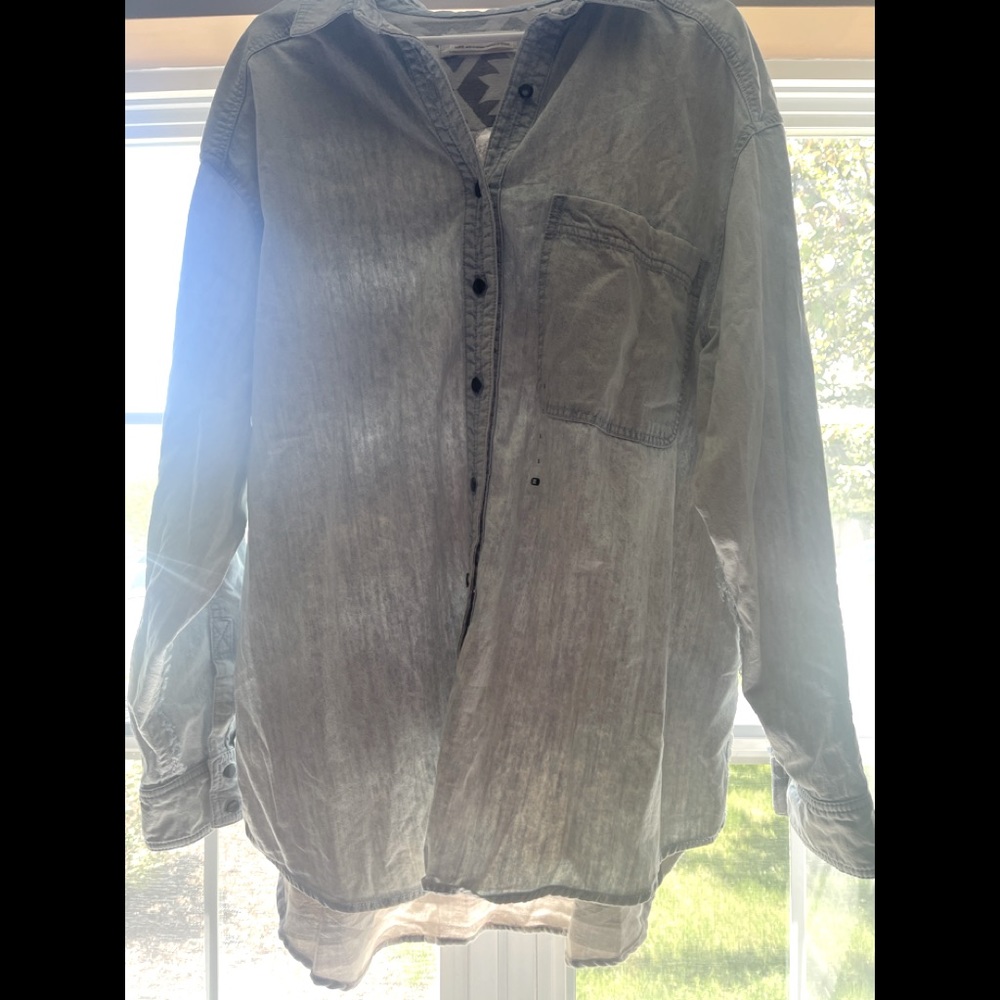 Free People Denim Shirt - Picture 5 of 7